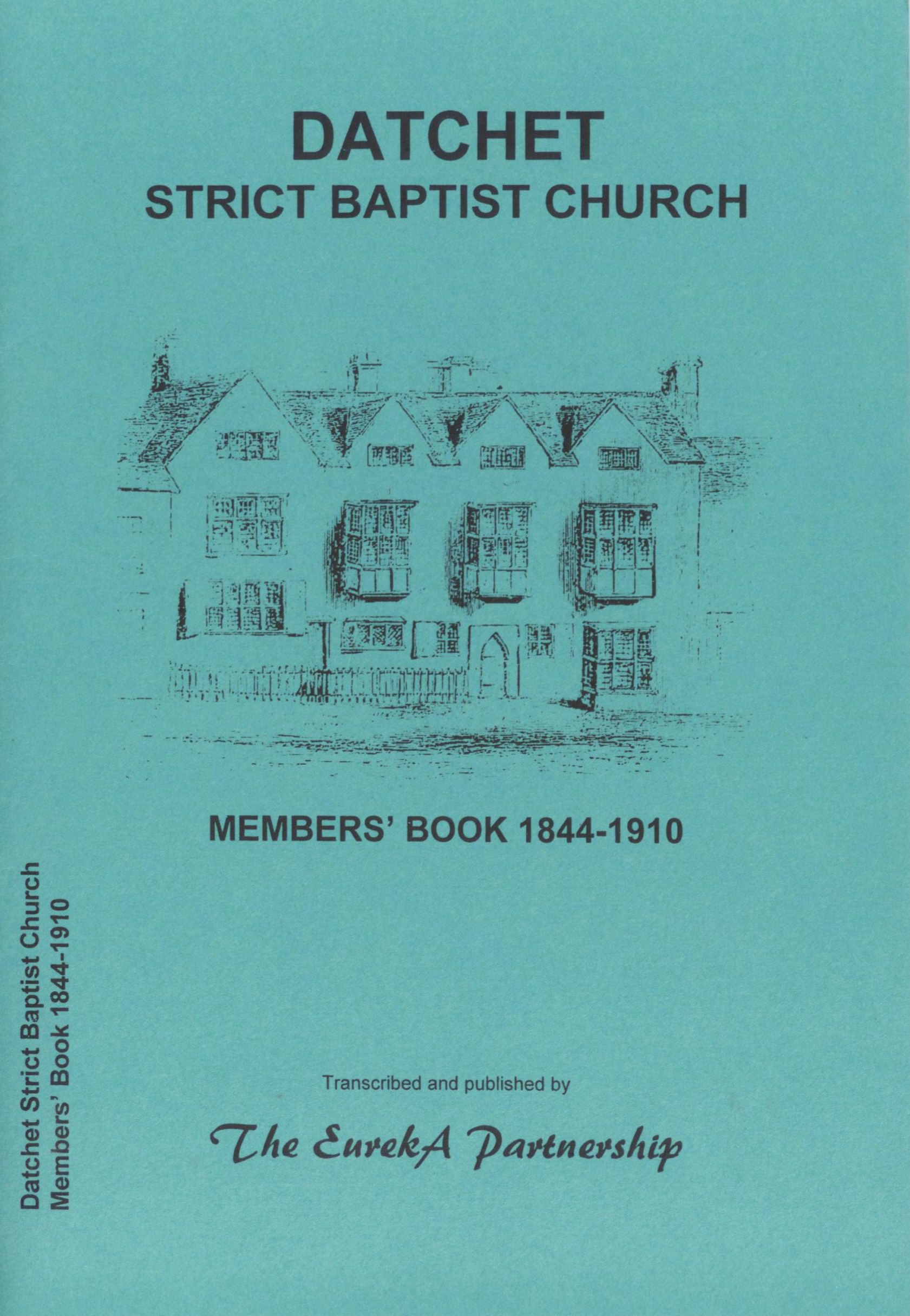Datchet Strict Baptist Church Members Book 1844-1910