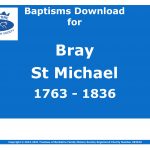 Bray St Michael Baptisms 1763-1836 (Download) D1602 (Part 1 of 2)