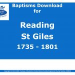 Reading St Giles Baptisms 1735-1801 (Download) D1745 (Part 3 of 7)