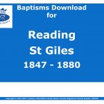 Reading St Giles Baptisms 1847-1880 (Download) D1747 (Part 5 of 7)