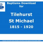 Tilehurst St Michael Baptisms 1815-1920 (Download) D1750 (Part 2 of 2)